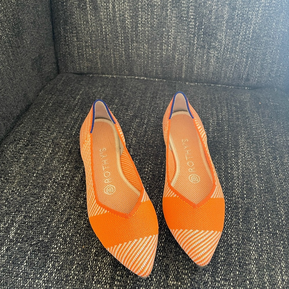 Rothys sherbet point flats